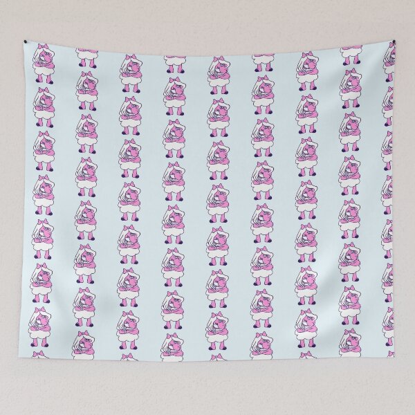 Item preview, Sheep Insulted Girl Woman Pretty Fun Female Angry designed and sold by shirt-o-mat.