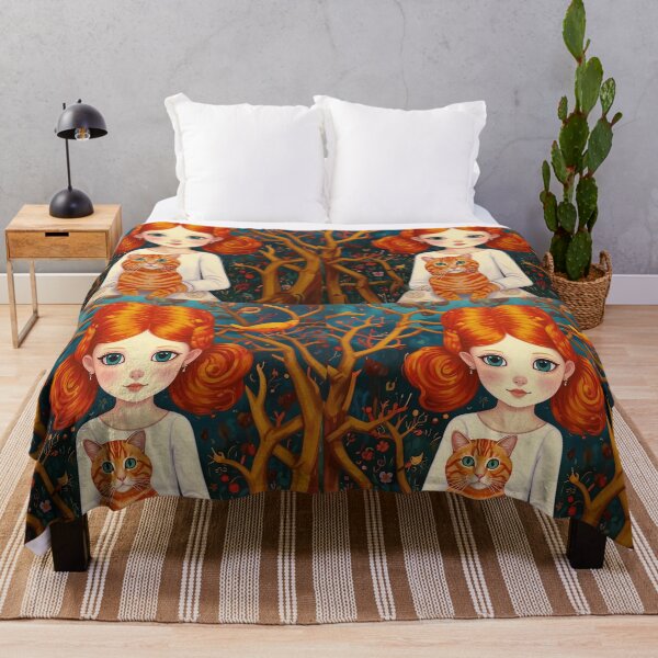 Item preview, Beautiful girl with a cat. designed and sold by Natalia-Vlad.