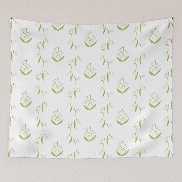 Item preview, set of five cute snowdrop flowers designed and sold by winterpumpkin.