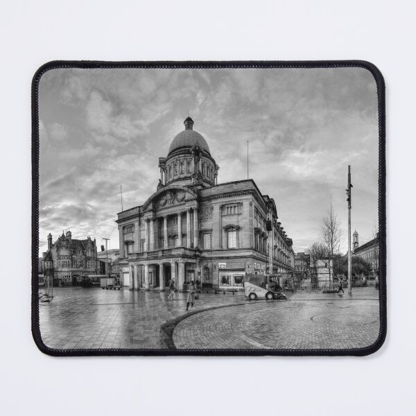 Item preview, Hull City Queen Victoria Square, Black And White Panorama designed and sold by Paul Thompson Photography.