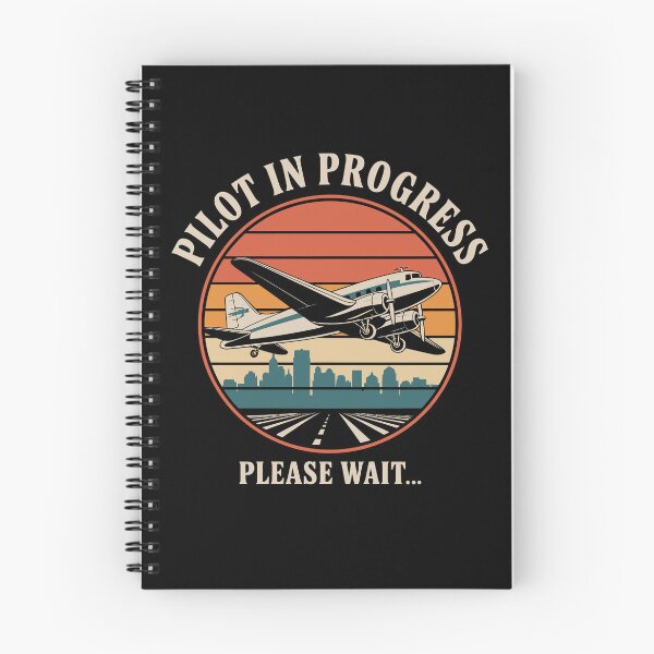 Item preview, Pilot In Progress Please Wait Funny Aviation Retro designed and sold by tmerchtrends.