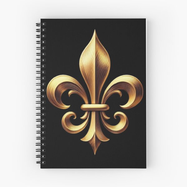 Item preview, Fleur De Lys Gold Royal French Heraldic Emblem designed and sold by ProjectNoah.