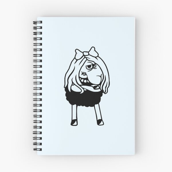 Item preview, Black Sheep Girl Woman Goth Emo Pretty Angry Sad designed and sold by shirt-o-mat.