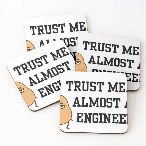 Item preview, TRUST ME, I'M ALMOST AN ENGINEER designed and sold by IMAGINE ME.