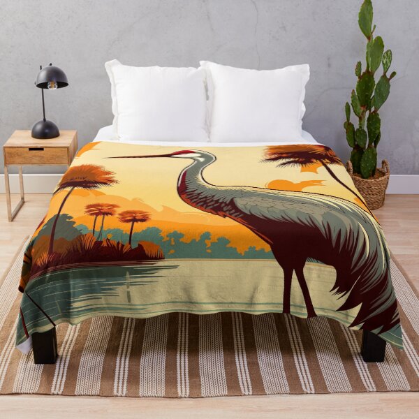 Item preview, Sandhill Crane in the Florida Sunset designed and sold by Ghost on Toast.