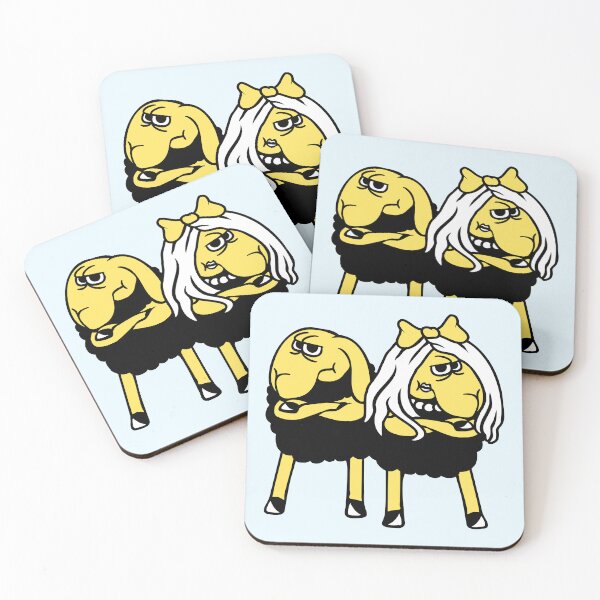 Item preview, 2 Black Sheep Couple Tired Angry Annoyed Offended designed and sold by shirt-o-mat.