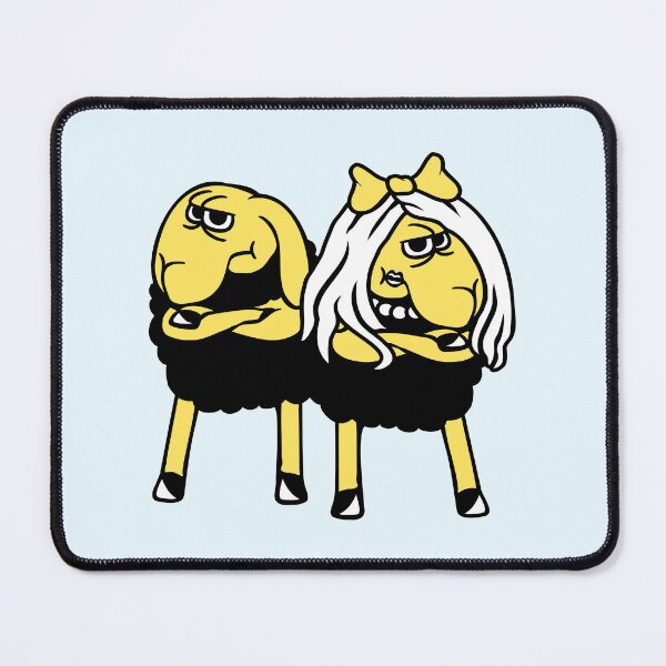 Item preview, 2 Black Sheep Couple Tired Angry Annoyed Offended designed and sold by shirt-o-mat.