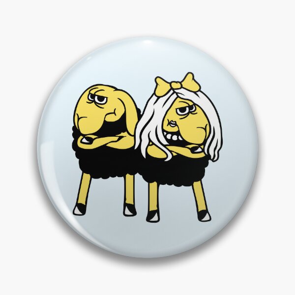 Item preview, 2 Black Sheep Couple Tired Angry Annoyed Offended designed and sold by shirt-o-mat.