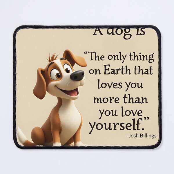 Item preview, Heartwarming Dog Quote designed and sold by nhk999.