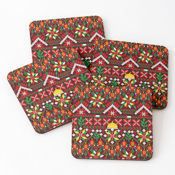 Item preview, Palestine Tatreez Traditional Embrodery Style designed and sold by BluedarkArt.