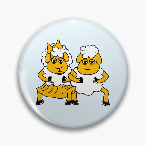 Item preview, 2 Sheep Couple Tired Bored Friends In Love Dancing designed and sold by shirt-o-mat.