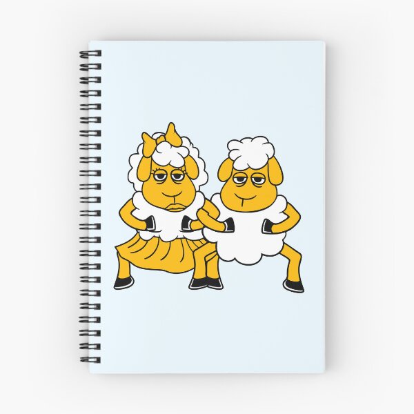 Item preview, 2 Sheep Couple Tired Bored Friends In Love Dancing designed and sold by shirt-o-mat.