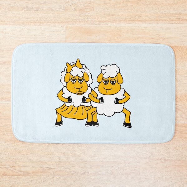 Item preview, 2 Sheep Couple Tired Bored Friends In Love Dancing designed and sold by shirt-o-mat.