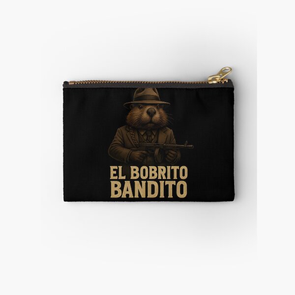 Item preview, El Bobrito Bandito Noir Illustration designed and sold by MysticArtisan.