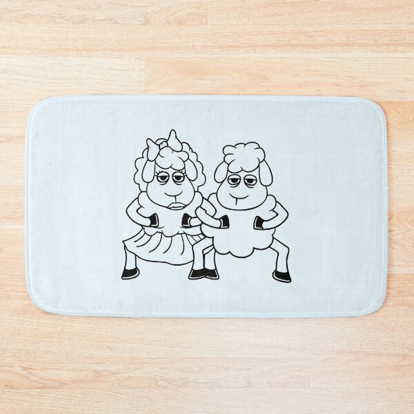 Item preview, 2 Sheep Couple Tired Bored Friends In Love Dancing designed and sold by shirt-o-mat.