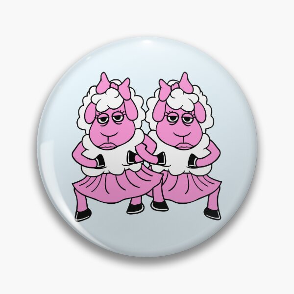 Item preview, 2 Sheep Couple Tired Bored Girlfriends Cool Girls designed and sold by shirt-o-mat.