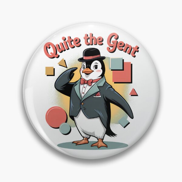 Item preview, Elegant Funny Penguin In Tuxedo And Bowler Hat designed and sold by SurrealArtSzysz.