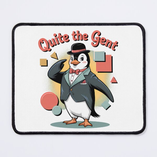 Item preview, Elegant Funny Penguin In Tuxedo And Bowler Hat designed and sold by SurrealArtSzysz.