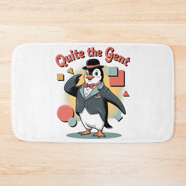Item preview, Elegant Funny Penguin In Tuxedo And Bowler Hat designed and sold by SurrealArtSzysz.