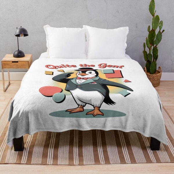 Item preview, Elegant Funny Penguin In Tuxedo And Bowler Hat designed and sold by SurrealArtSzysz.