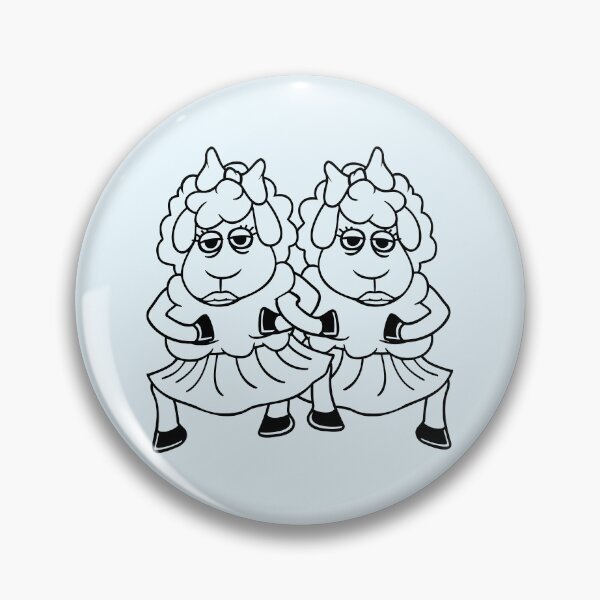 Item preview, 2 Sheep Couple Tired Bored Girlfriends Cool Girls designed and sold by shirt-o-mat.