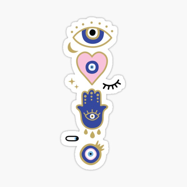 Item preview, Cute Evil Eye Art Design designed and sold by station-one.