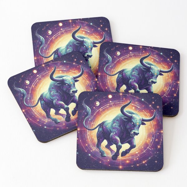 Item preview, toro furioso corriendo en el espacio designed and sold by Dogandesighn.