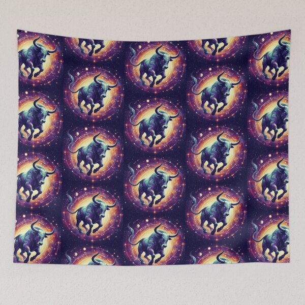 Item preview, angry bull running in space designed and sold by Dogandesighn.