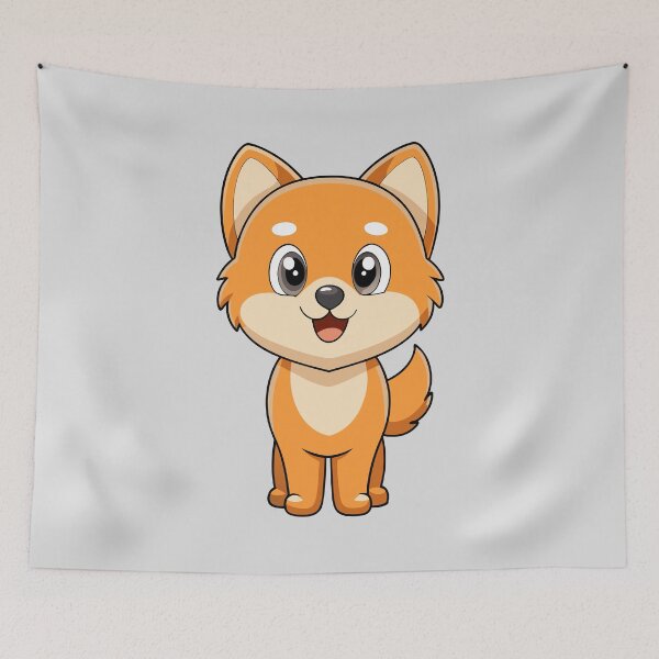 Item preview, Adorable Spitz Dog with Joyful Eyes designed and sold by artSchip.