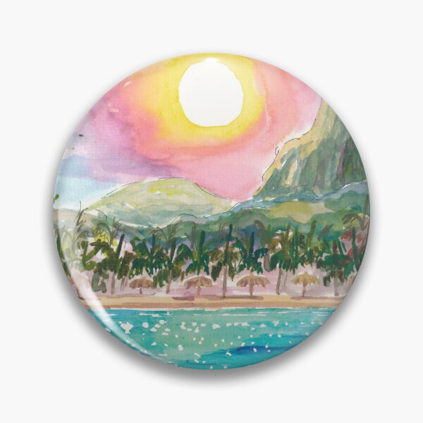 Item preview, Anse Chastanet Beach View With Piton in St Lucia designed and sold by artshop77.