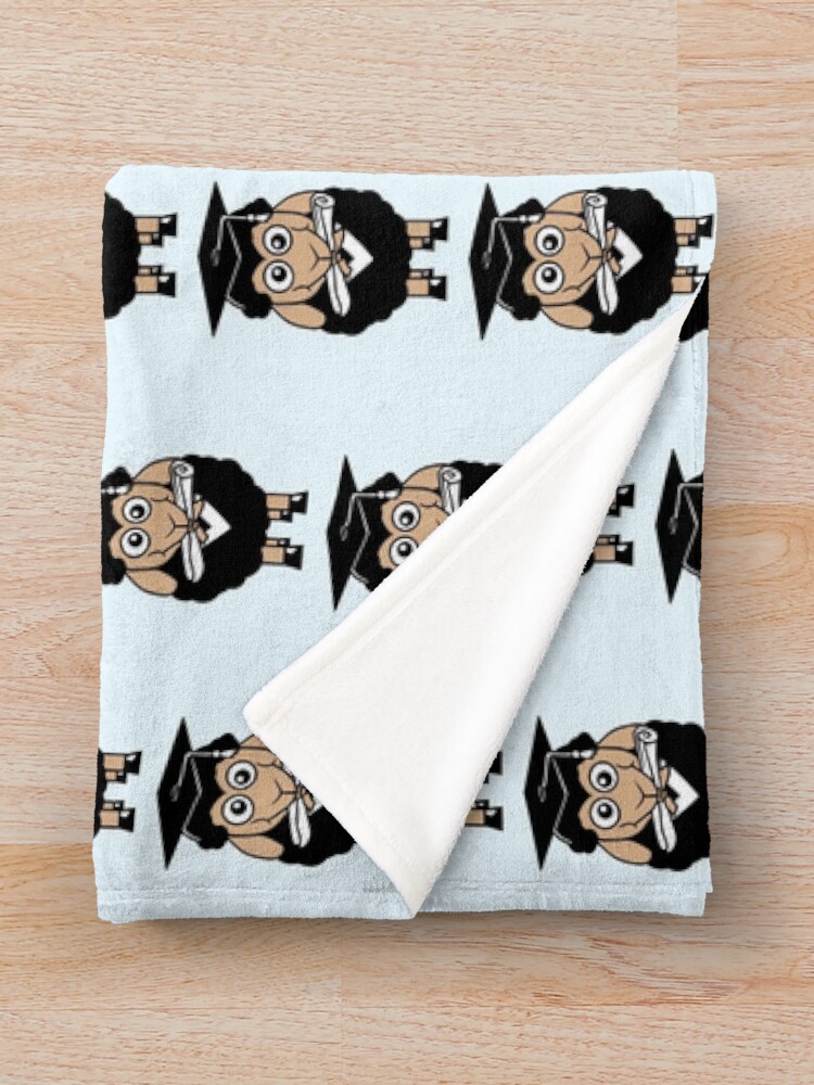 Thumbnail 3 of 6, Throw Blanket, Sheep High School Certificate College Graduation designed and sold by shirt-o-mat.