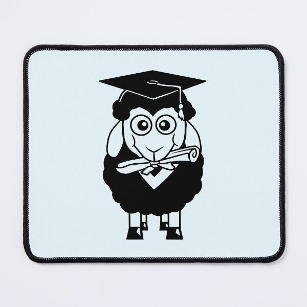 Item preview, Sheep High School Certificate College Graduation designed and sold by shirt-o-mat.