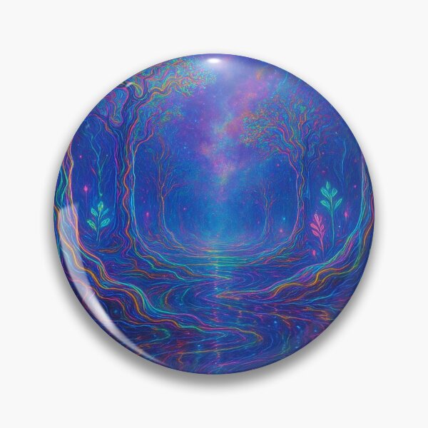 Artikelvorschau, „Flüssiger Wald luzider Träume – Trippy Portal of Nature“ entworfen und verkauft von GalenaDeco.