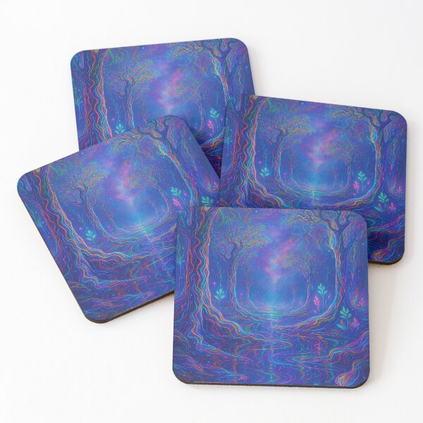 Item preview, “Liquid Forest of Lucid Dreams – Trippy Portal of Nature” designed and sold by GalenaDeco.