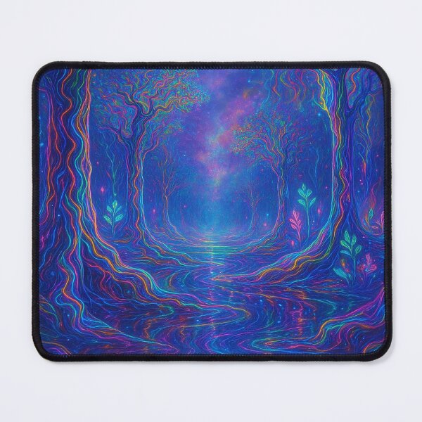 Item preview, “Liquid Forest of Lucid Dreams – Trippy Portal of Nature” designed and sold by GalenaDeco.