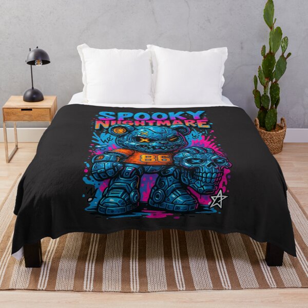 Item preview, Spooky Nightmare Cyber Bear T-Shirt designed and sold by Thaivi Design.