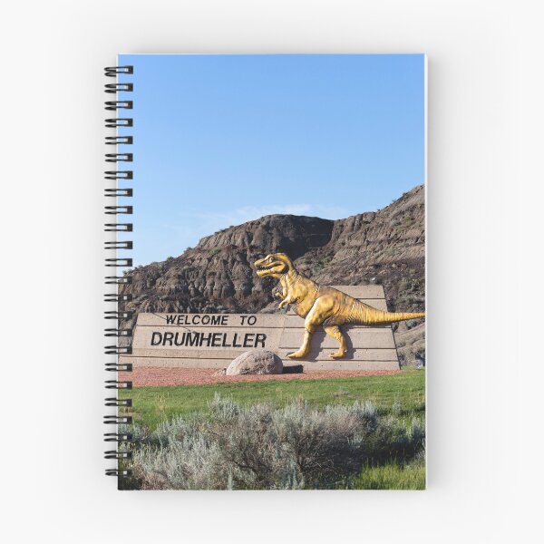 Item preview, Drumheller Welcome Dinosour Sign Badlands Alberta  designed and sold by Kevin Miller Photography.