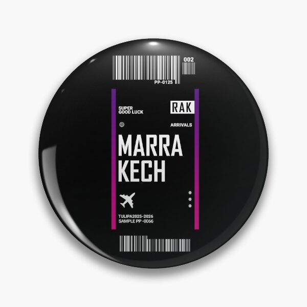 Item preview, Marrakech City Sticker designed and sold by TulipaGraphics.