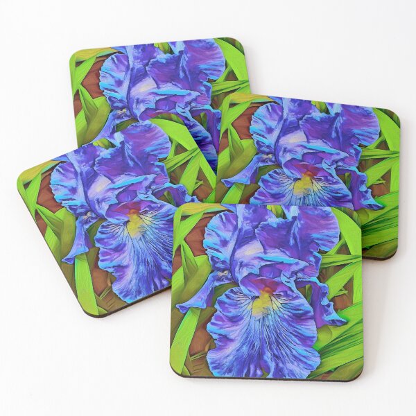 Item preview, Blue Iris Full Color designed and sold by BloomingbySJ.