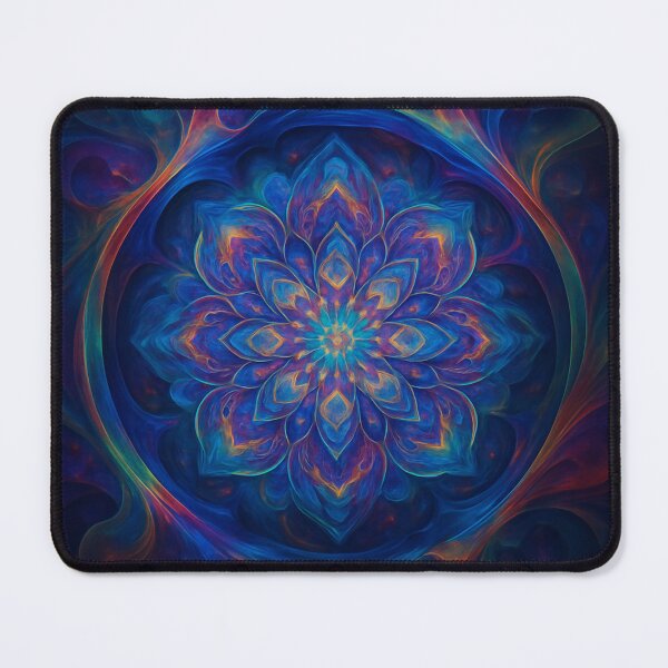 Item preview, “Organic Moving Mandala – Sacred Fractal Bloom” designed and sold by GalenaDeco.