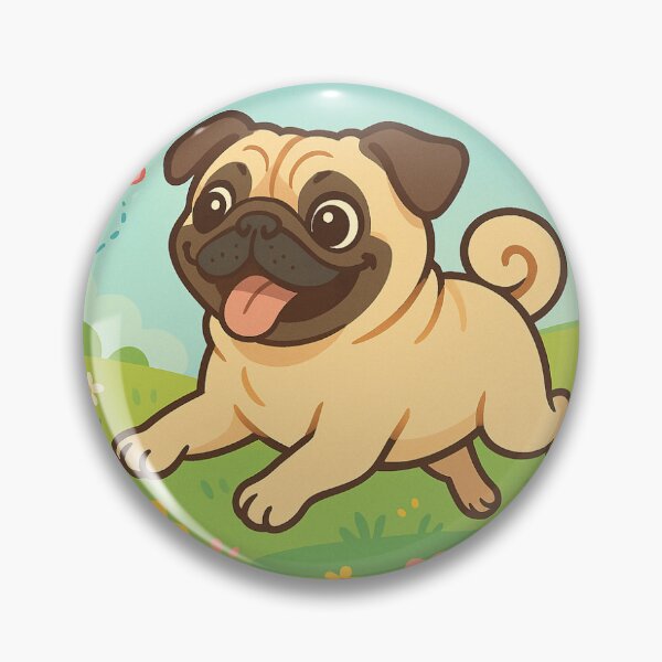 Item preview, Pug Life in Spring  designed and sold by Puggy the Pug.