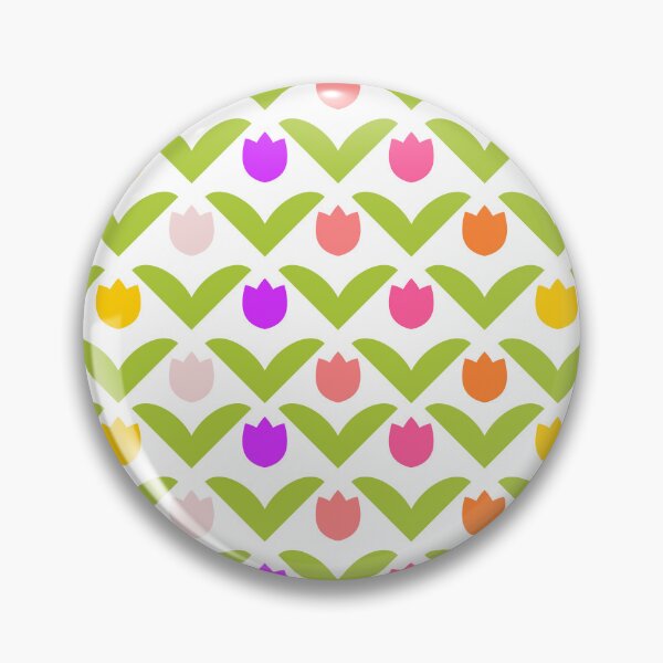 Item preview, Tulips Geometric Pattern designed and sold by kornerupine.