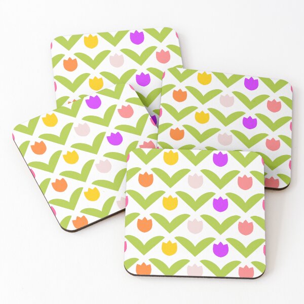 Item preview, Tulips Geometric Pattern designed and sold by kornerupine.