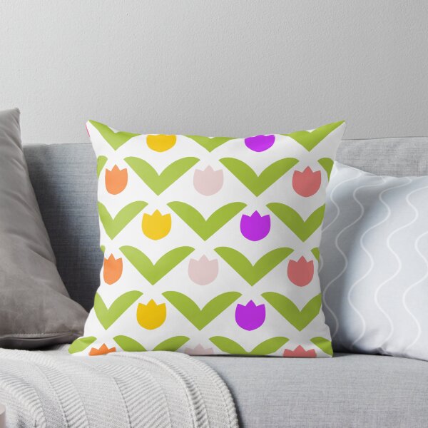 Item preview, Tulips Geometric Pattern designed and sold by kornerupine.