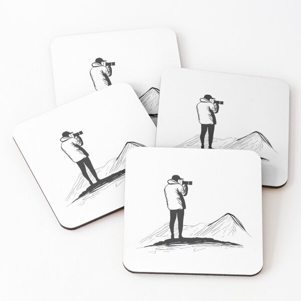 Item preview, Capture the Moment - Minimalist Mountain Photographer designed and sold by ShadowAndSlate.