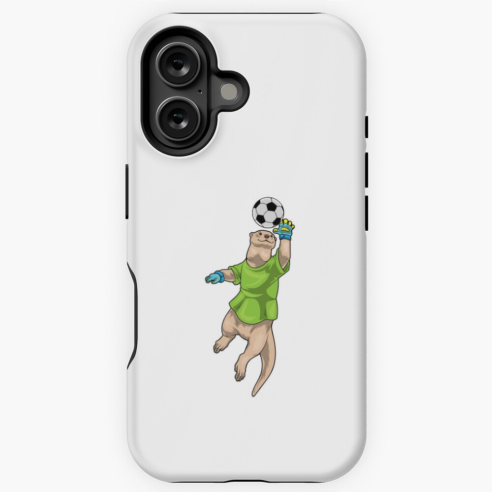 Otter Soccer player Soccer Greeting Card