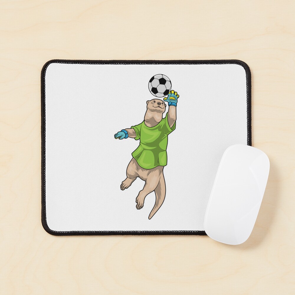 Otter Soccer player Soccer Greeting Card