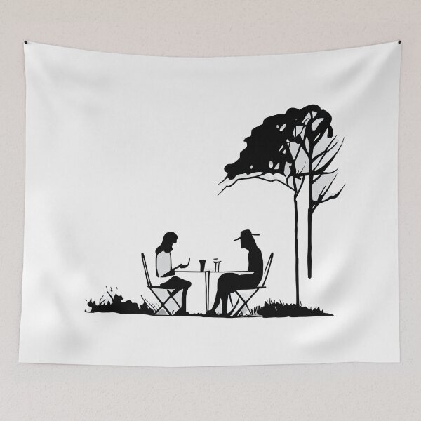 Item preview, Picnic Moments - Minimalist Outdoor Dining Scene designed and sold by ShadowAndSlate.