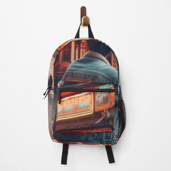 Item preview, Retro 80s Padang Street Style – Stylish Guy in Classic Vintage Look | Urban Fashion Art for Travel & City Lovers designed and sold by knalpot-design.