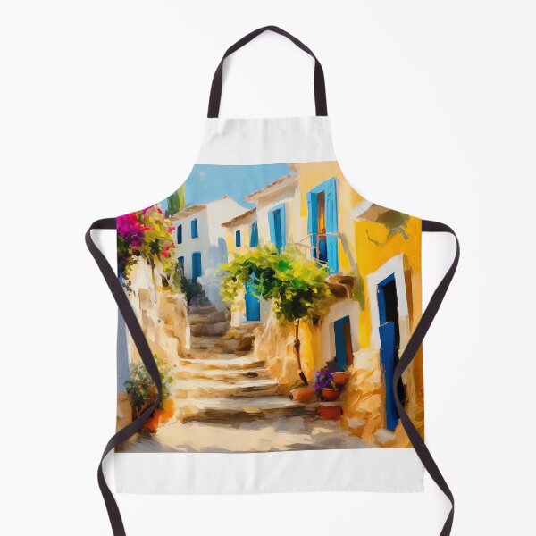 Item preview, The village of Fiscardo designed and sold by Island Art Studios.